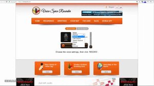 Как изменить голос онлайн в микрофоне сервисом Voice Spice Recorder