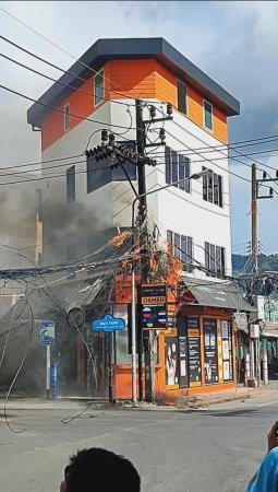 Провода горят ! #shorts #тайланд #пожар #путешествие #назелёномдирижабле