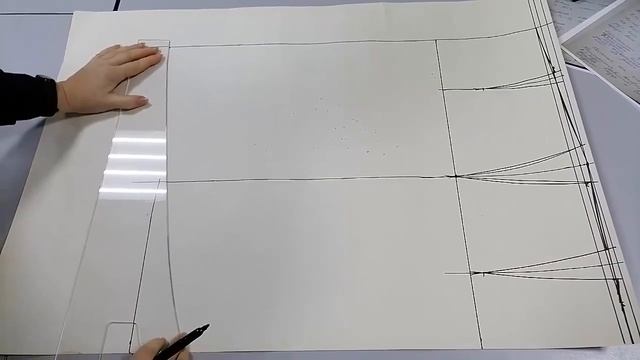 Построение выкройки прямой юбки - 2 смотреть онлайн