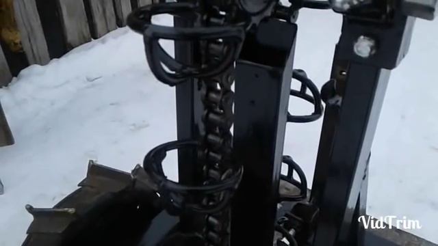 Картофелесажалка без токарных работ