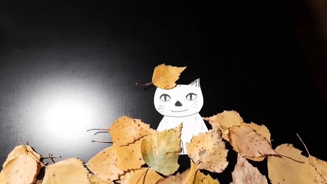 Stop motion анимация с осенними листьями смотреть онлайн