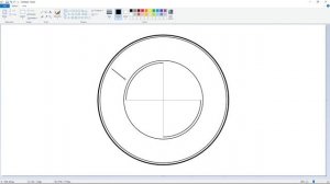 How to draw a BMW logo using MS Paint | Drawing Tutorial