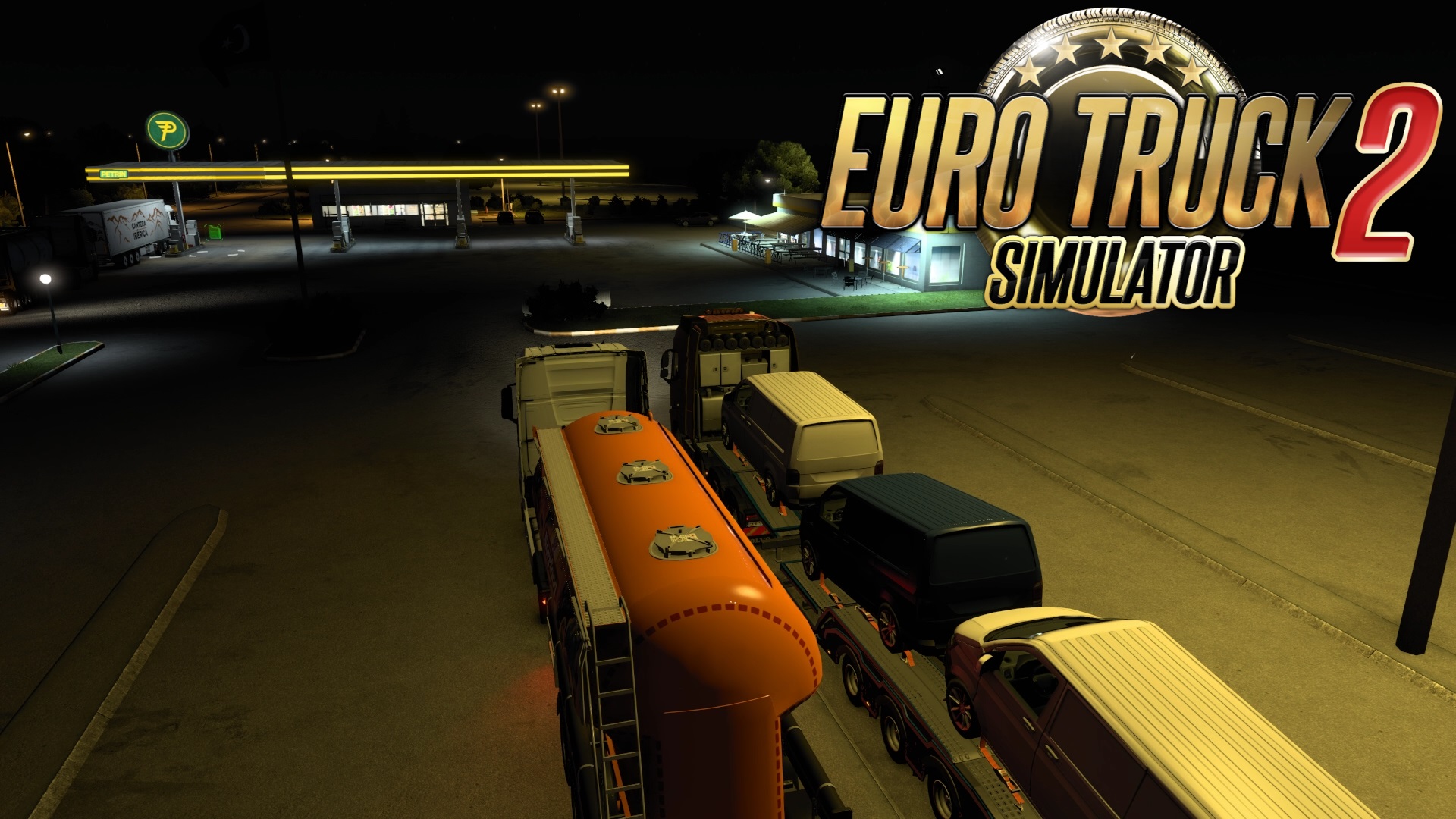 Euro Truck Sim 2 - Геймплей | перевозим вены VW | Logitech G29