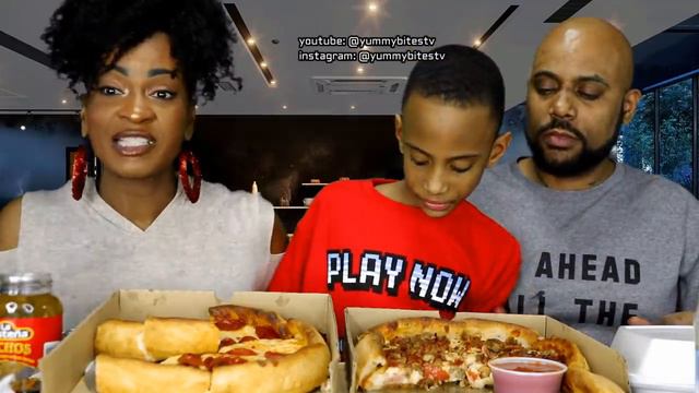 FRIDAY NIGHT PIZZA PARTY MUKBANG! FT: BEST PIZZA IN HOUSTON! смотреть онлайн