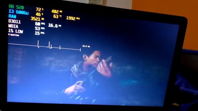 INTEL HD GRAPHICS 520 /I3 6006U/ 4GB RAM/codBO2