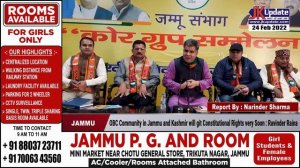 OBC Community in Jammu and Kashmir will git Constitutional Rights very Soon : Ravinder Raina