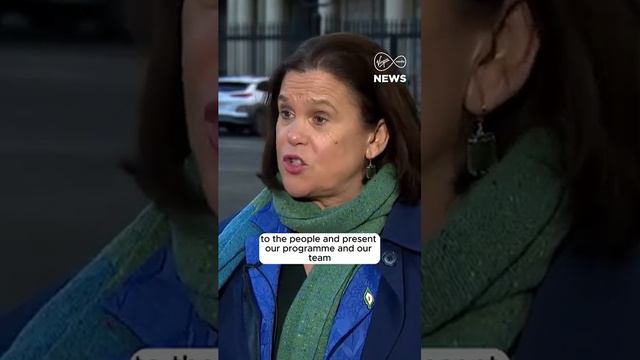 Mary Lou McDonald reacts to Taoiseach's resignation