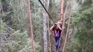 Думали не пройдём\Экстрим\Верёвочный парк Кошкино\Vlog