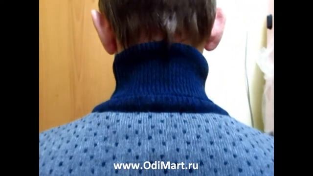 www OdiMart ru Мужской вязаный свитер с оленями 1716 смотреть онлайн