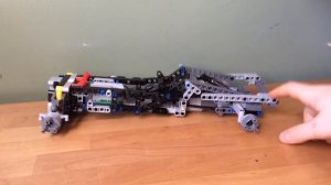 Lego technic baja trophy truck chassis suspension test
