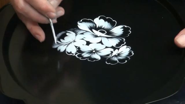 Мастер-класс от главного художника Жостовской фабрики декоративной росписи М.В.Лебедева - часть 2 смотреть онлайн