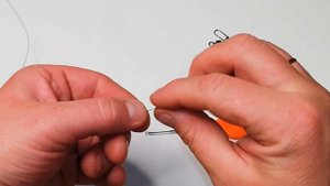 ПЕТЛЯ ДЛЯ ПОВОДКА за 3 СЕКУНДЫ,поводочная петелька,связать петельку монтажной иглой,узел восьмерка