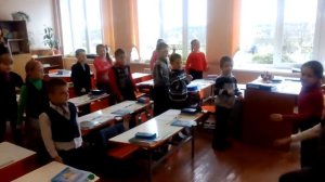 Физкультминутка в нашей школе.