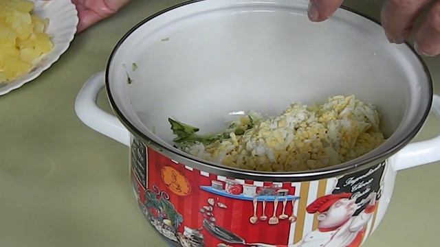 ОКРОШКА НА ВОДЕ С ЯБЛОЧНЫМ УКСУСОМ И СМЕТАНОЙ