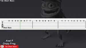 Crazy Frog - Axel F Guitar Tutorial