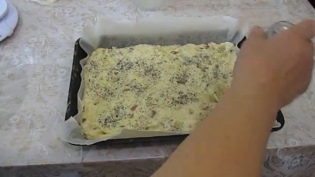 Быстрый пирог. Очень вкусный, а видео не получилось))) смотреть онлайн
