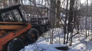 Мульчер на минипогрузчик. РТИ-Микрон