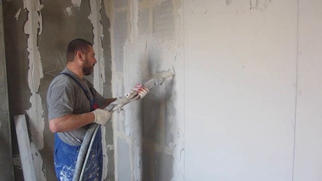 Механизированная штукатурка стен смотреть онлайн