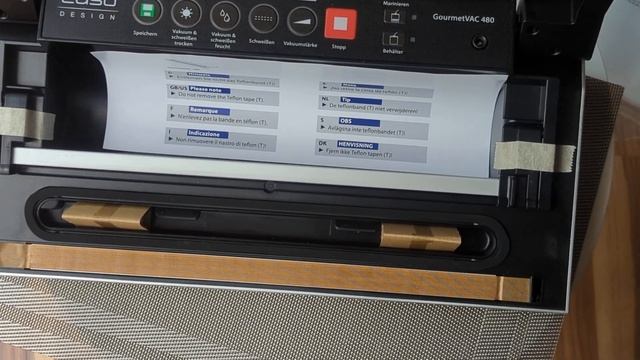 Caso GourmetVAC 480 vacuum system unboxing