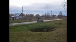 мотособака летом.