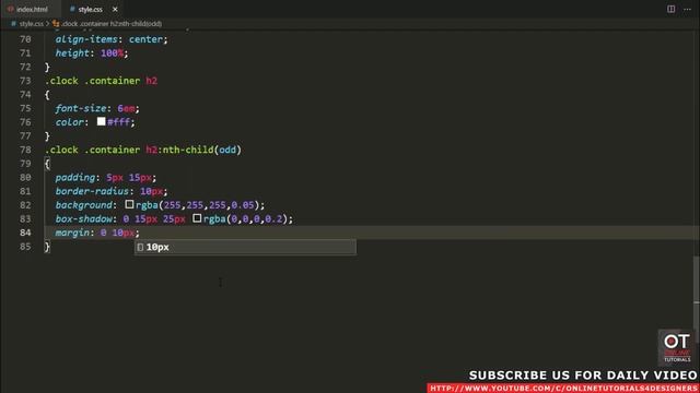Glassmorphism Digital Clock UI Design | Html CSS & Vanilla Javascript смотреть онлайн