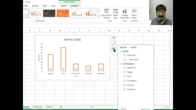 6. Working with Chart  - (Data Analytic using Excel)