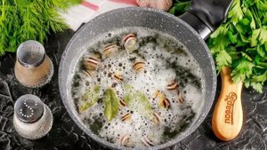 Маринованные виноградные улитки