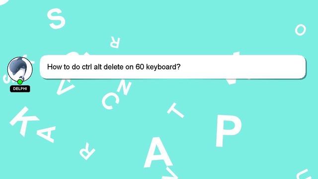How to do ctrl alt delete on 60 keyboard? смотреть онлайн