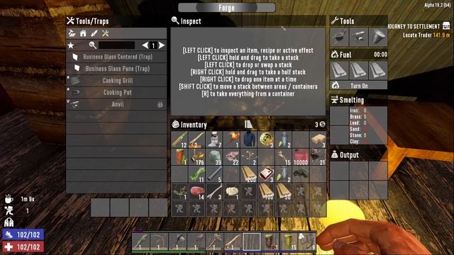 7 Days To Die Forge Tutorial Crafting/Smelting Metal Day 1 - Tools Upgrade Fast AF Tutorial A19 202 смотреть онлайн