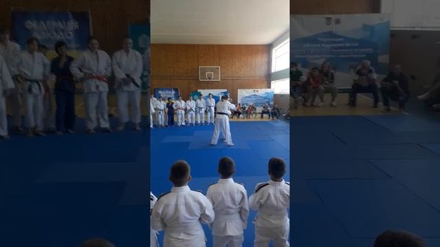 Кидок з перекидом в дзюдо від Г. Зантарая в Чернівцях. смотреть онлайн