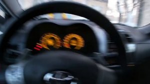 Toyota corolla e150, запуск двигателя в мороз, -30, МАСЛО SiNTEC PLATINUM 5W-40