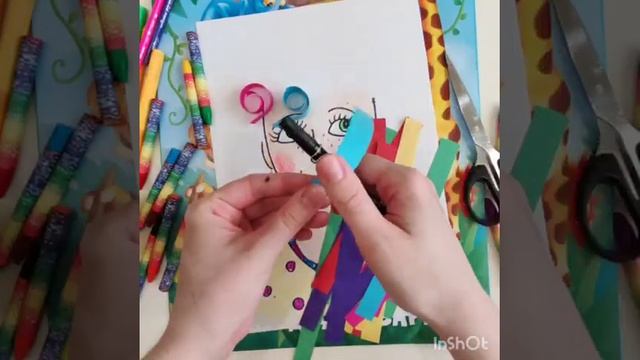 Видео-урок "Весёлый автопортрет" для изостудий