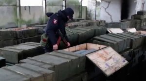 В Херсонской области оперативники обнаружили крупный склад оружия