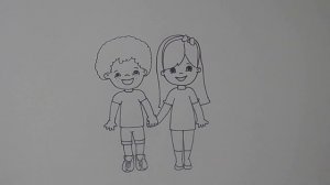 Как нарисовать рисунок К ДНЮ ЗАЩИТЫ ДЕТЕЙ, Рисуем Просто/809/drawing FOR CHILDREN's DAY
