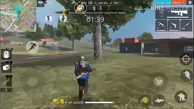 FREE FIRE, БОМЖ ИГРАЕТ ФРИ ФАЕР ? смотреть онлайн