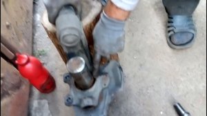замена переднего ступичного подшипника гидравлическим домкратом опель вектра а, кадет, сенс, ланос