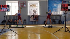 Жибинов против Плотникова рывок гири 24 кг. Спартакиада ВУЗов по гиревому спорту 2021