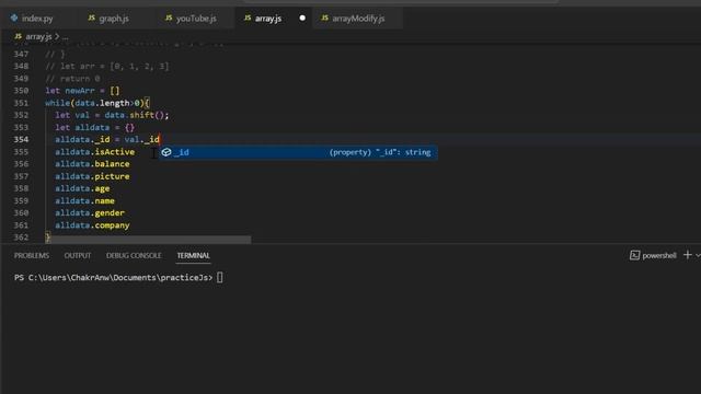 JAVASCRIPT WHILE LOOP || JAVASCRIPT SHIFT FUNCTION || JAVASCRIPT POP FUNCTION