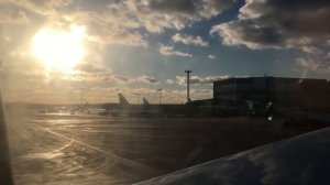 Москва, прощай. Привет Анапа. Перелёт как есть. Звуки настоящие. Взлёт и посадка.