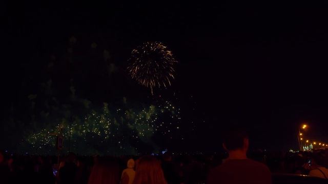 Fireworks on the day of the city of Kazan  (Panasonic S1H ProRes Raw ) смотреть онлайн