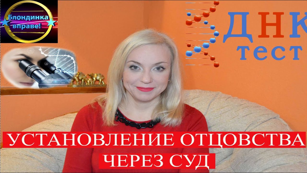 Тест на отцовство через суд. Блондинка вправе. Как сдают тест на отцовство для суда.