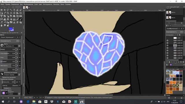 Speedpaint | тёмная Снежи под ремиксы IC3PEAK смотреть онлайн