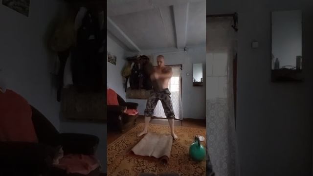 Жим гантели 40 кг. по ДЦ. Рукоять 50 мм. смотреть онлайн