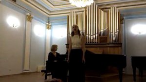 Дарья Панченко - "Песенка мотылька" из оперы "Венецианские празднества