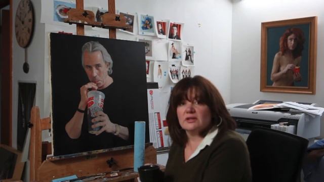 The story behind my painting "Double Gulp" of Howard Tullman смотреть онлайн