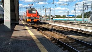 Отправление поезда №109 Омск — Рубцовск