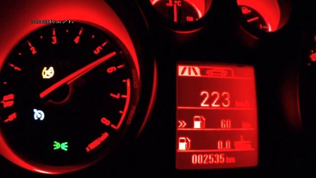 Opel Astra OPC 2012 - acceleration 0-240 km/h + Vmax test смотреть онлайн