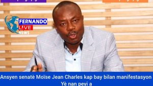 Moïse Jean Charles Ap bay bilan manifestasyon 7 septanm nan,