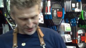 Натяжка теннисной ракетки ( 30 мин) с комментариями стрингера Олега Зорина