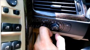 BMW E60 5 SERIES Автоматическое включение и выключение фар.